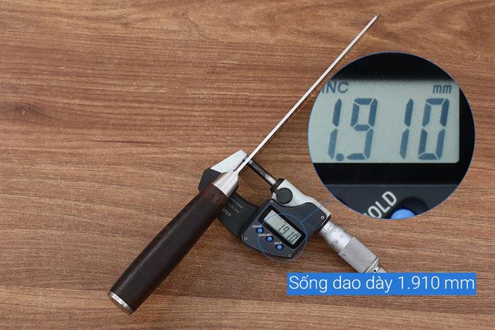 Dao thái cán gỗ Delites LD-AGM37CL-3 Màu Nâu