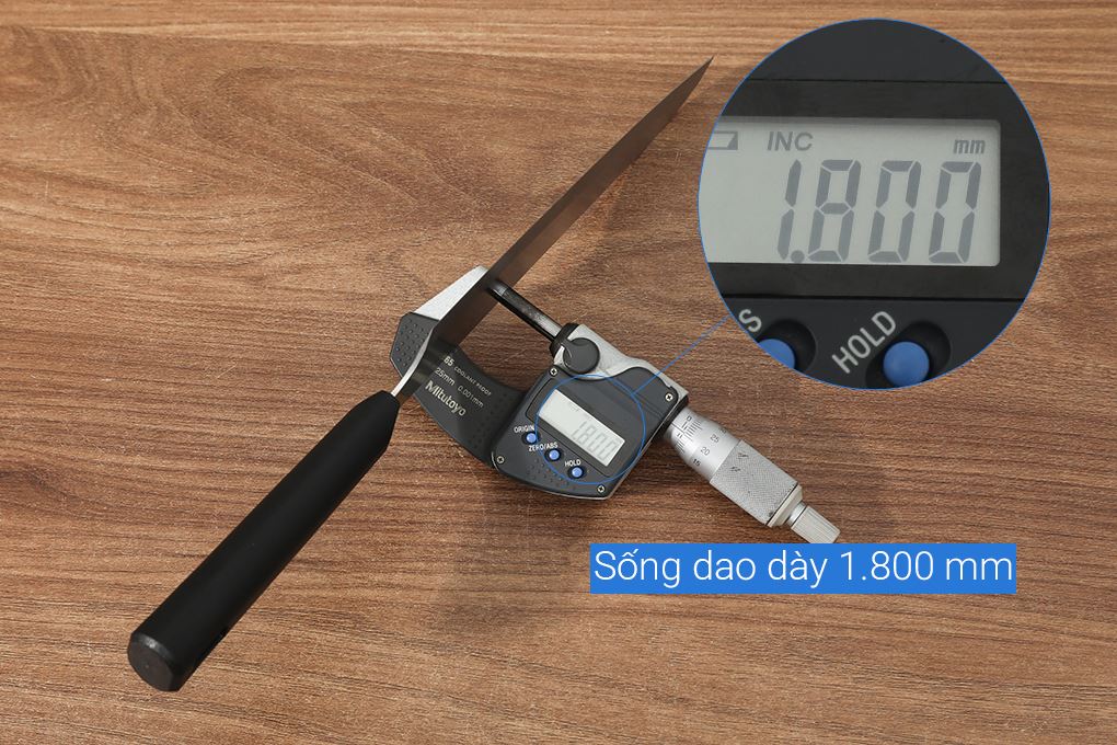 Bộ dao kéo cán nhựa Delites KN5002-05 Màu Đen