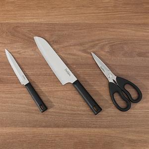 Bộ dao kéo cán nhựa Delites KN5002-05