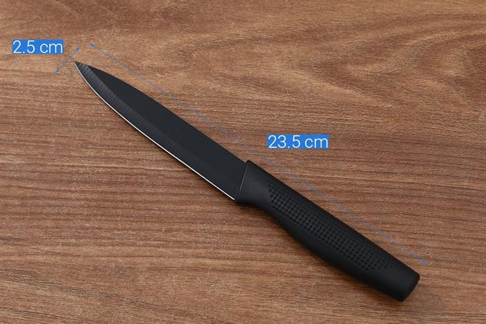 Dao gọt cán nhựa Delites CF7488 Màu Đen