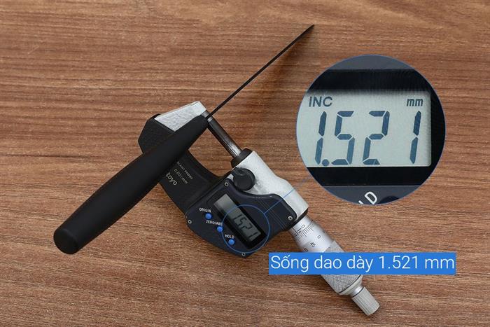 Dao gọt cán nhựa Delites CF7488 Màu Đen