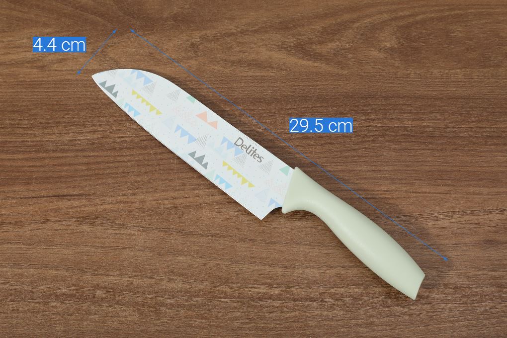 Bộ dao cán nhựa Delites LK-2688 Màu Xanh lá