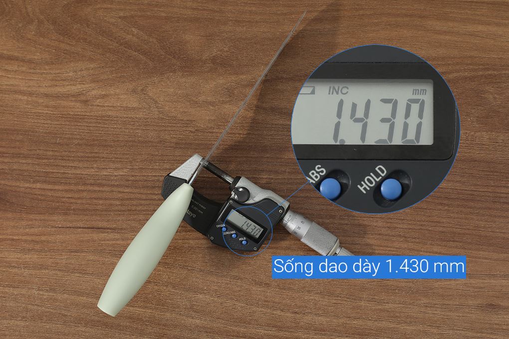 Bộ dao cán nhựa Delites LK-2688 Màu Xanh lá