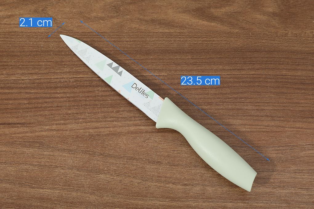 Bộ dao cán nhựa Delites LK-2688 Màu Xanh lá