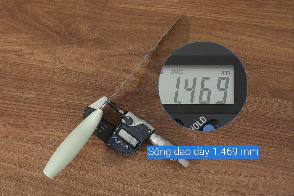 Bộ dao cán nhựa Delites LK-2688 Màu Xanh lá