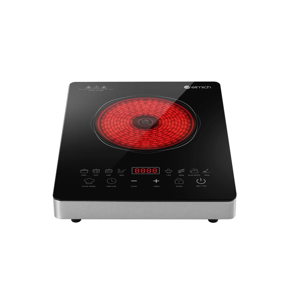 Bếp hồng ngoại đơn Elmich IFE-8906 2100W Màu Đen