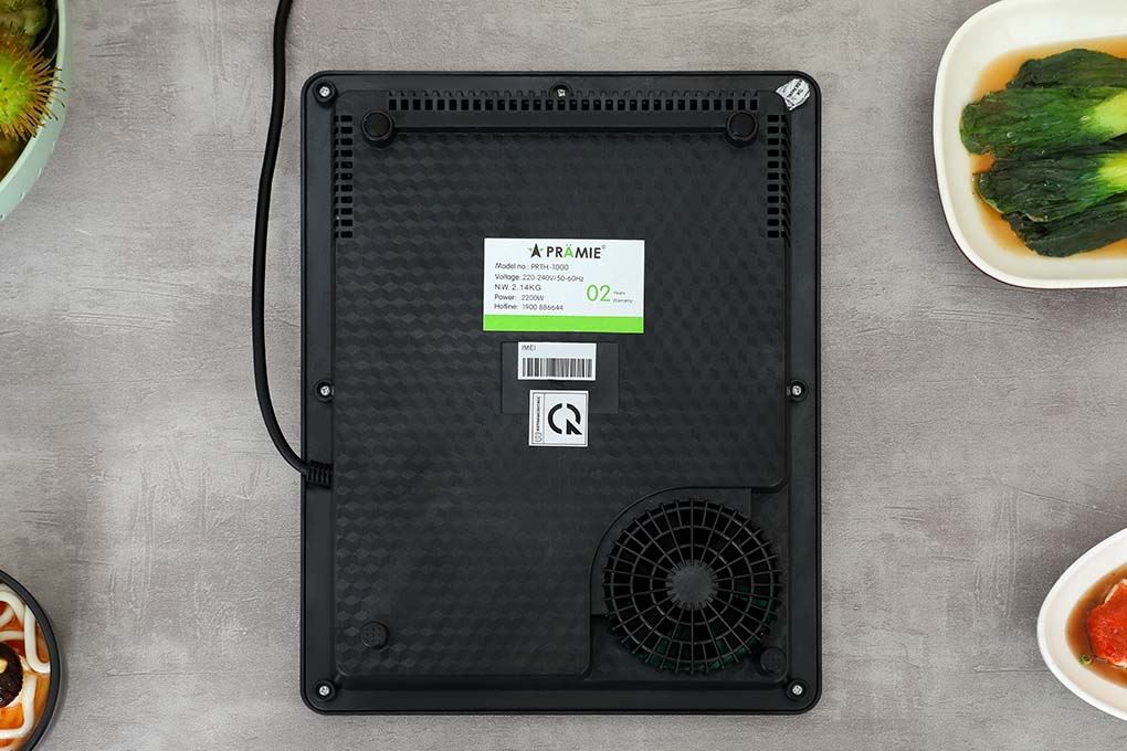 Bếp hồng ngoại đơn Pramie PRTH-1000 2200W Màu Đen
