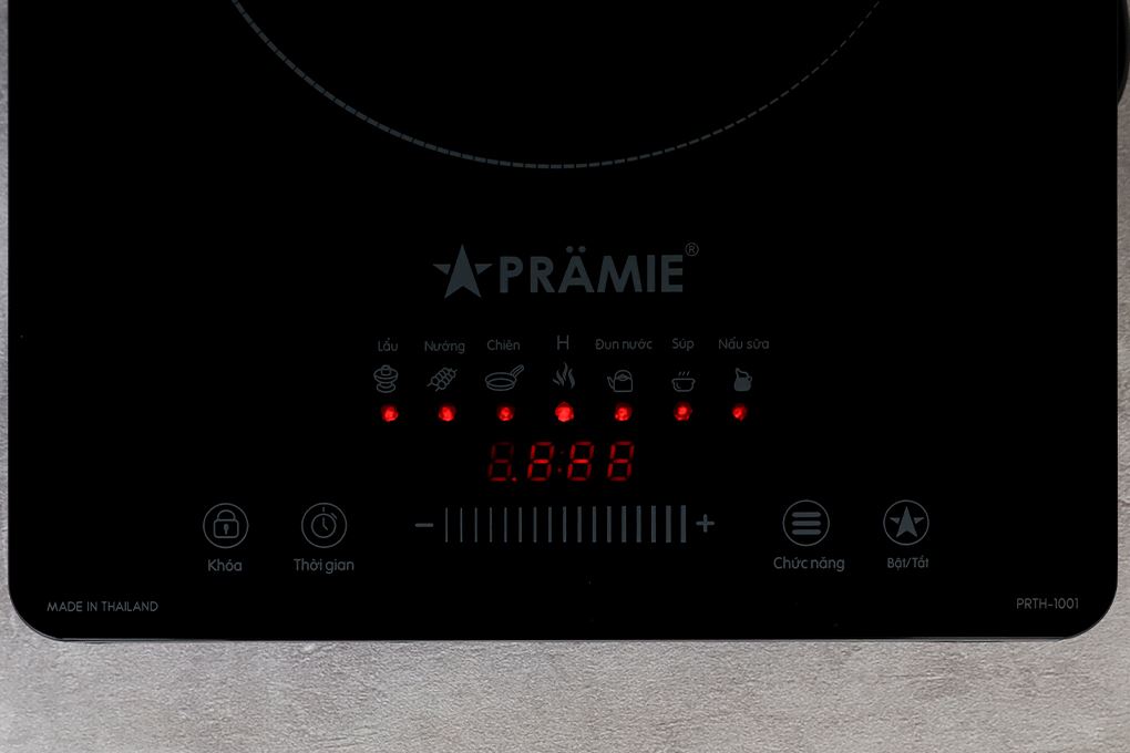 Bếp hồng ngoại đơn Pramie PRTH-1001 2200W Màu Đen