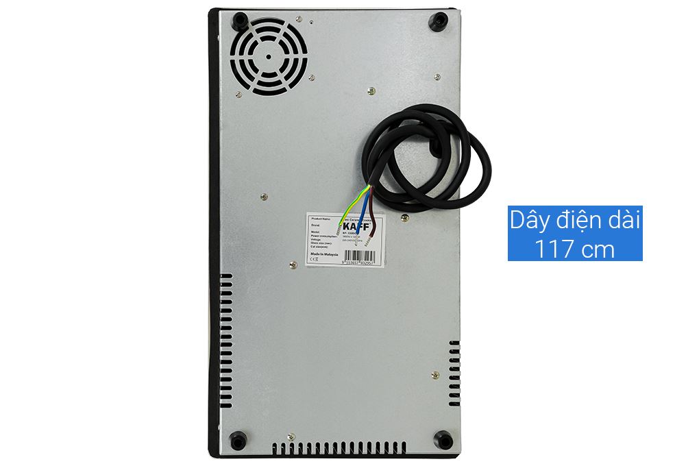 Bếp hồng ngoại đôi âm Domino KF-330DC 3000W Màu Đen