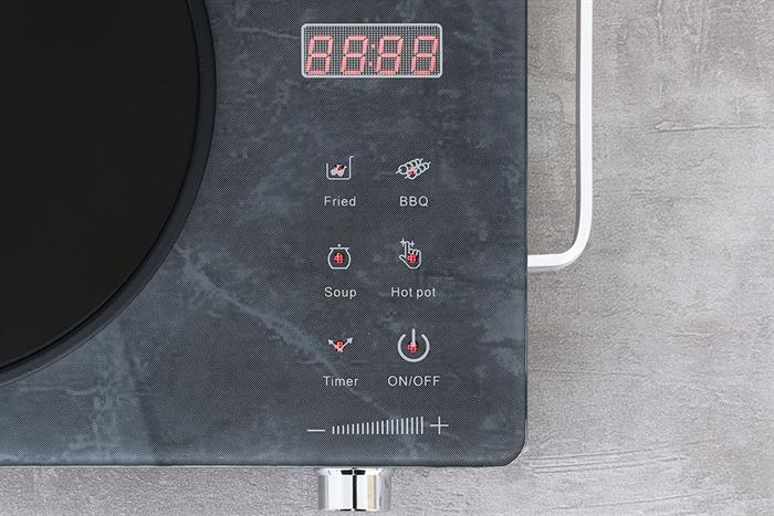Bếp hồng ngoại đơn Mishio Mk417 2200W Màu Đen - Xám
