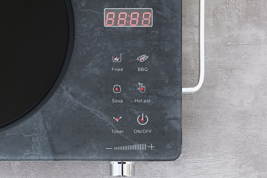 Bếp hồng ngoại đơn Mishio Mk417 2200W Màu Đen - Xám