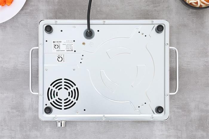 Bếp hồng ngoại đơn Mishio Mk417 2200W Màu Đen - Xám