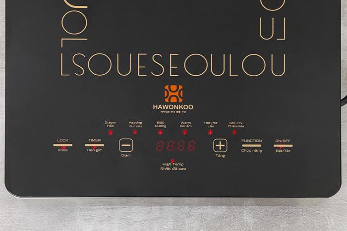 Bếp hồng ngoại đơn Hawonkoo SEOUL-CEH-111 2000W Màu Đen