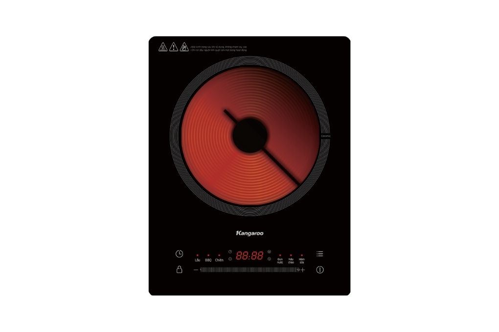 Bếp hồng ngoại Kangaroo KGIS20D1G 2000W Màu Đen