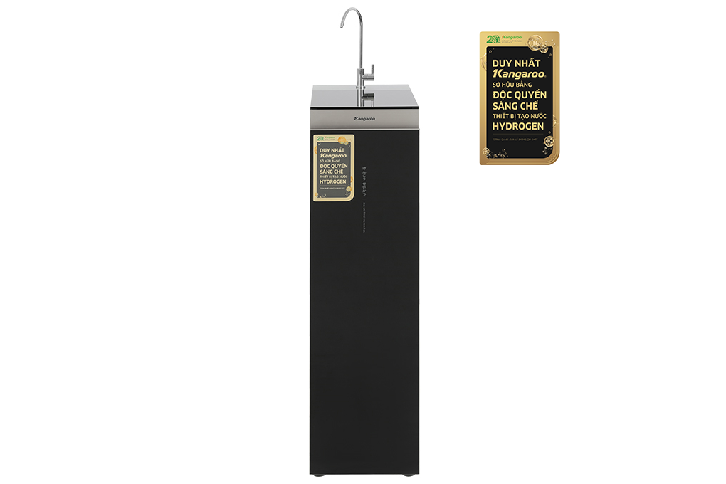 Máy lọc nước RO Hydrogen Kangaroo Sumire KG12HA 12 lõi Màu Đen
