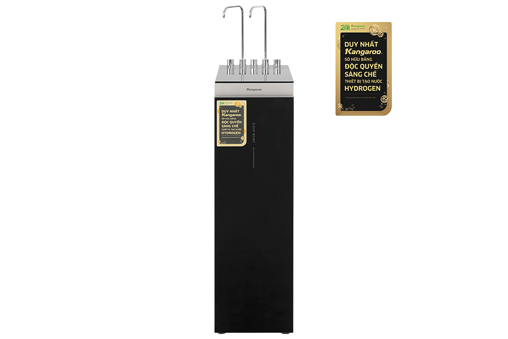 Máy lọc nước RO nóng nguội lạnh Hydrogen Kangaroo Sumire KG12A8 12 lõi Màu Đen