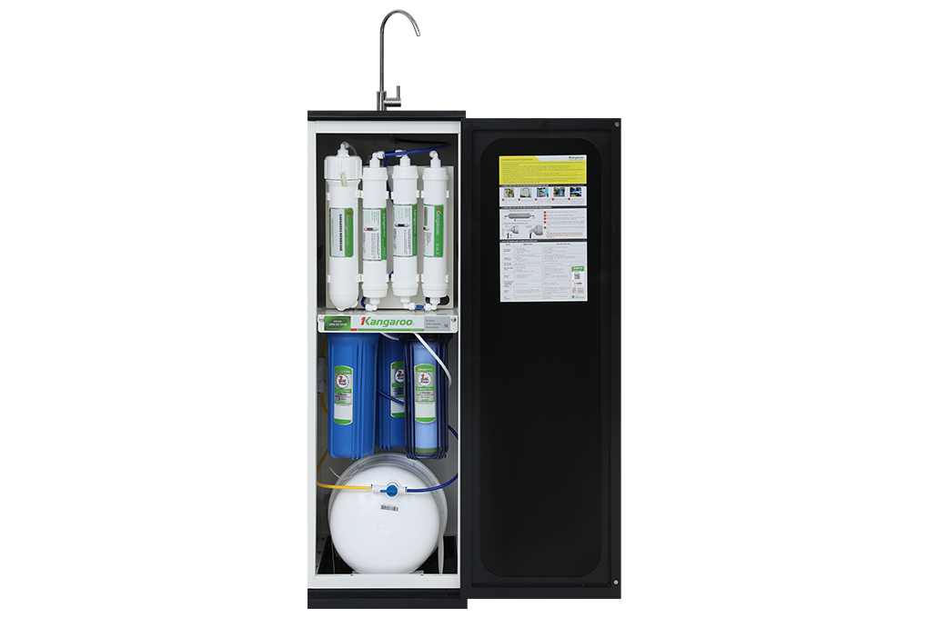 Máy lọc nước RO Hydrogen Kangaroo KG11A1 11 lõi Màu Đen