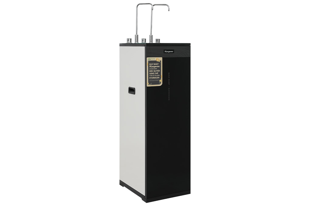 Máy lọc nước RO nóng nguội lạnh Hydrogen Kangaroo KG11A2 11 lõi Màu Đen