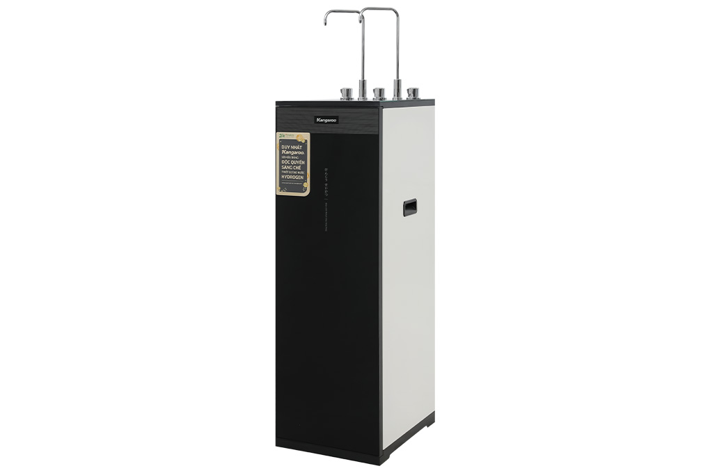 Máy lọc nước RO nóng nguội lạnh Hydrogen Kangaroo KG11A2 11 lõi Màu Đen