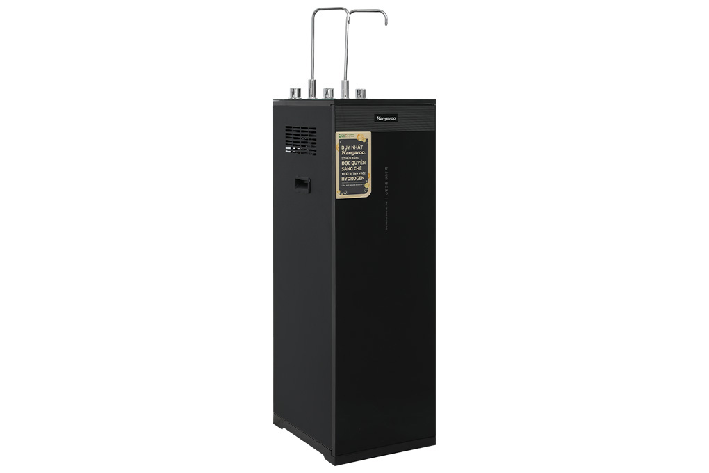 Máy lọc nước RO nóng nguội lạnh Hydrogen Kangaroo KG11A3 11 lõi Màu Đen