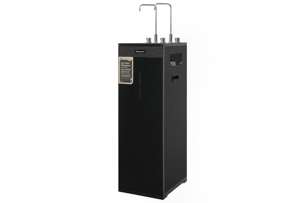 Máy lọc nước RO nóng nguội lạnh Hydrogen Kangaroo KG11A3 11 lõi Màu Đen