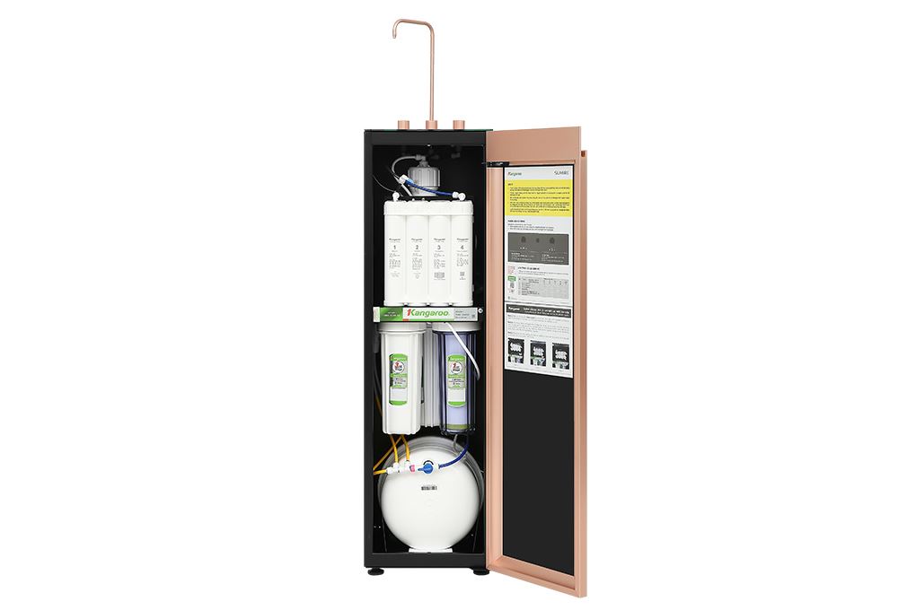 Máy lọc nước RO Hydrogen ion kiềm Kangaroo Sumire KGEP12A1 12 lõi Màu Đen