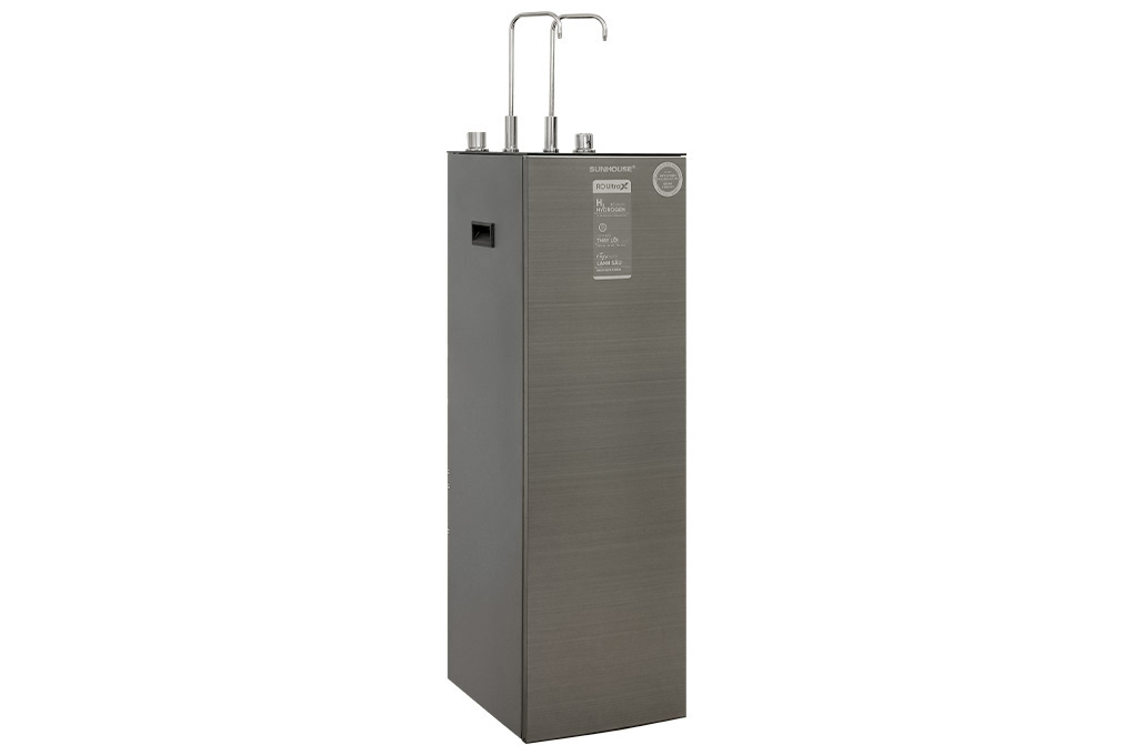 Máy lọc nước RO nóng nguội lạnh Hydrogen Sunhouse UltraX SHA76601S 11 lõi Màu Xám