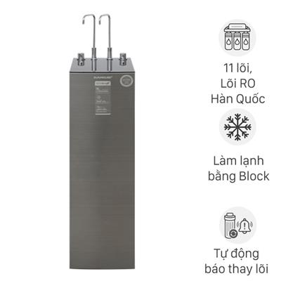 Máy lọc nước RO nóng nguội lạnh Hydrogen Sunhouse UltraX SHA76601S 11 lõi