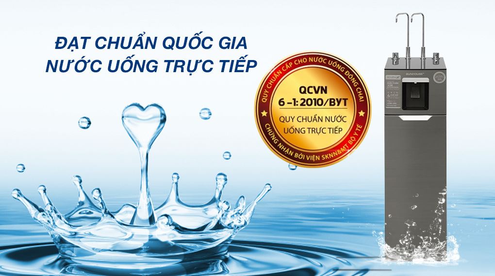 Máy lọc nước RO nóng nguội lạnh Hydrogen Sunhouse UltraX SHA76658SH 11 lõi - Chứng nhận Máy lọc nước RO nóng nguội lạnh Hydrogen Sunhouse UltraX SHA76658SH 11 lõi - Chứng nhận