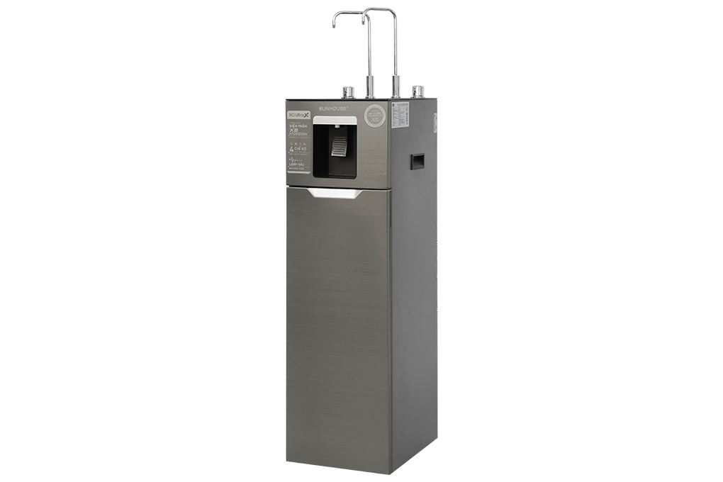Máy lọc nước RO nóng nguội lạnh Hydrogen Sunhouse UltraX SHA76658SH 11 lõi Màu Xám