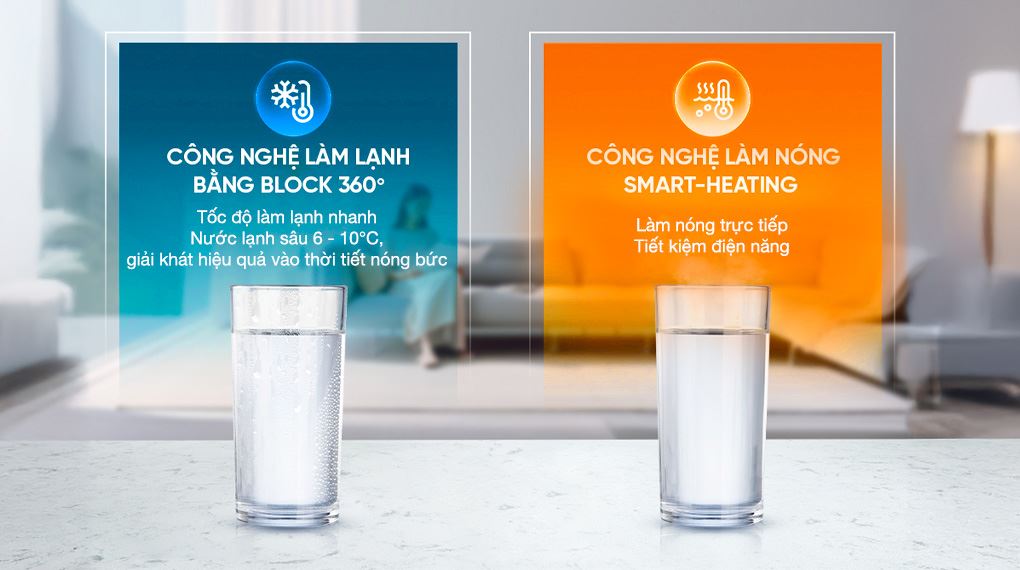Máy lọc nước RO nóng nguội lạnh Hydrogen Sunhouse UltraX SHA76688SH 11 lõi - Công nghệ hiện đại