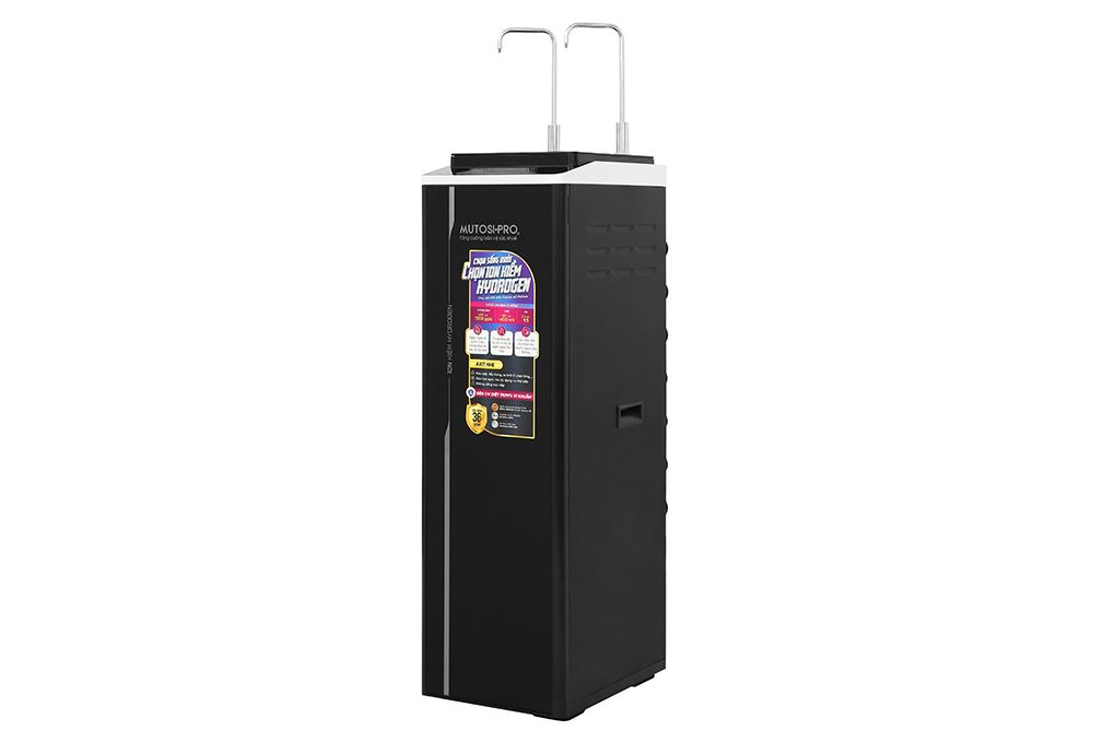 Máy lọc nước RO nóng nguội lạnh Hydrogen ion kiềm Mutosi MP-P89K 9 lõi Màu Trắng - Đen