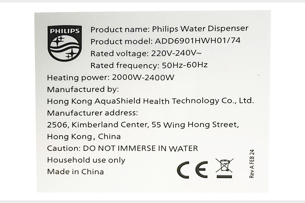 Máy lọc nước RO nóng nguội Philips ADD6901HWH01/74 1 lõi - 14