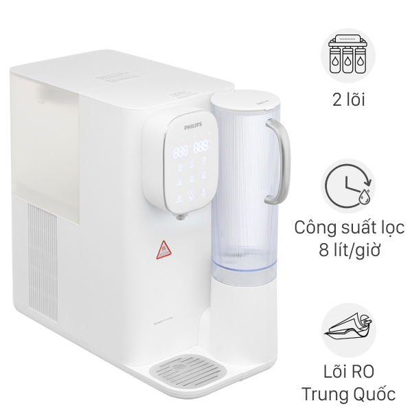 Máy lọc nước RO nóng nguội lạnh Philips ADD6912WH/74 2 lõi Máy lọc nước RO nóng nguội lạnh Philips ADD6912WH/74 2 lõi