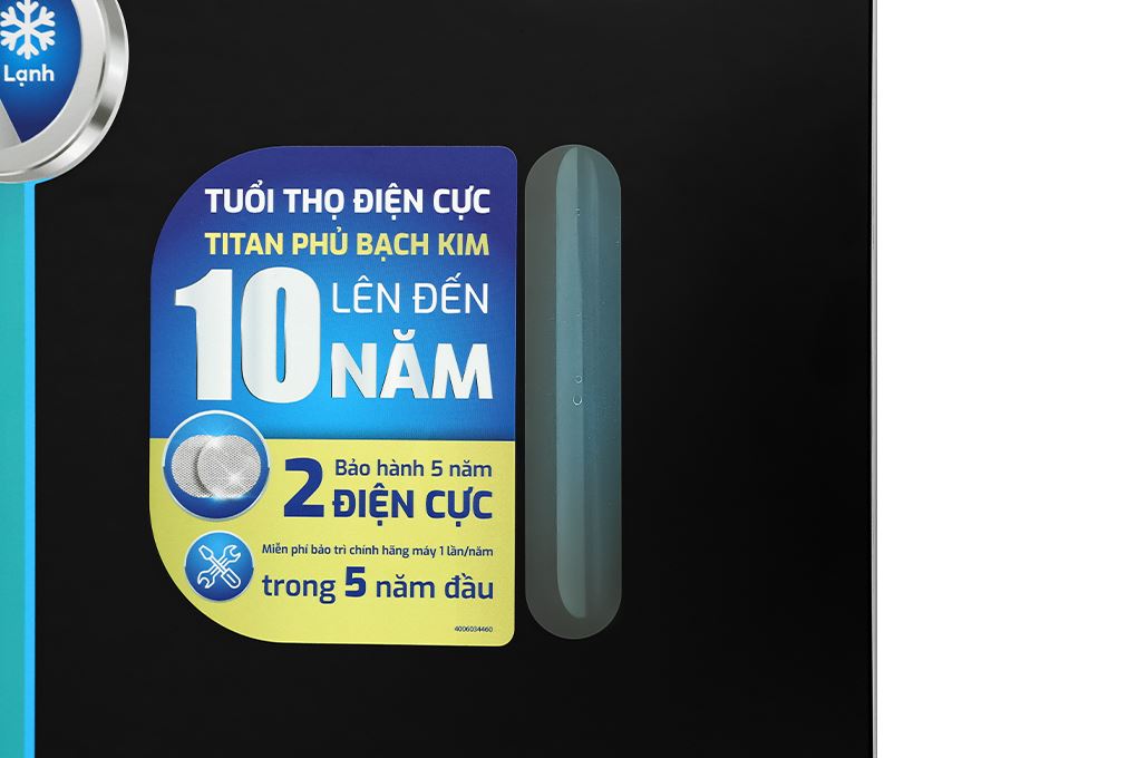 Máy lọc nước RO nóng nguội lạnh Hydrogen ion kiềm Karofi KAE-S688 12 lõi Màu Đen