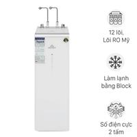 Máy lọc nước RO nóng nguội lạnh Hydrogen ion kiềm Hòa Phát HPA885 12 lõi