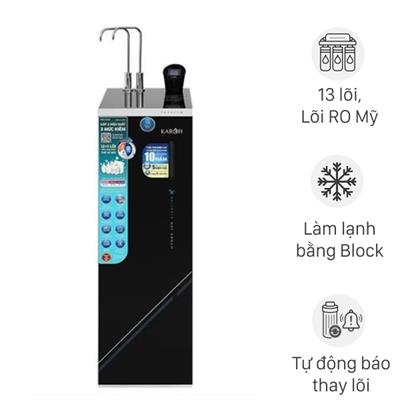 Máy lọc nước RO nóng nguội lạnh Hydrogen ion kiềm Karofi KAE-S695 13 lõi