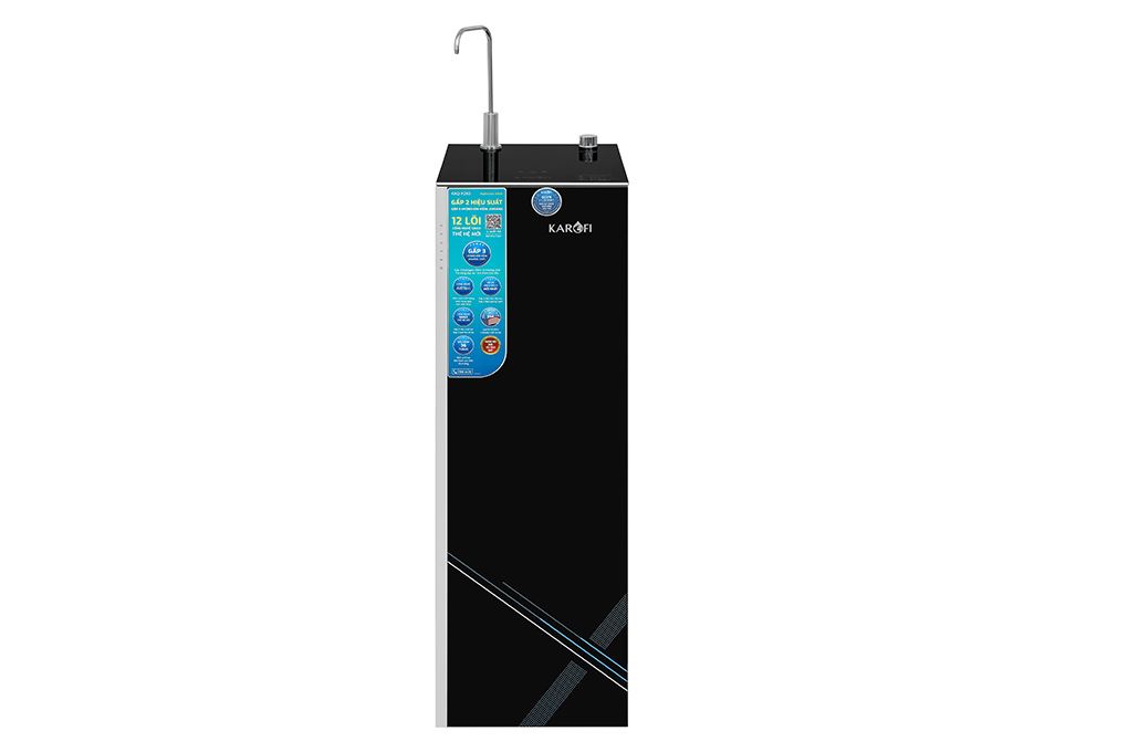 Máy lọc nước RO Hydrogen Karofi KAQ-X26S 12 lõi Màu Đen
