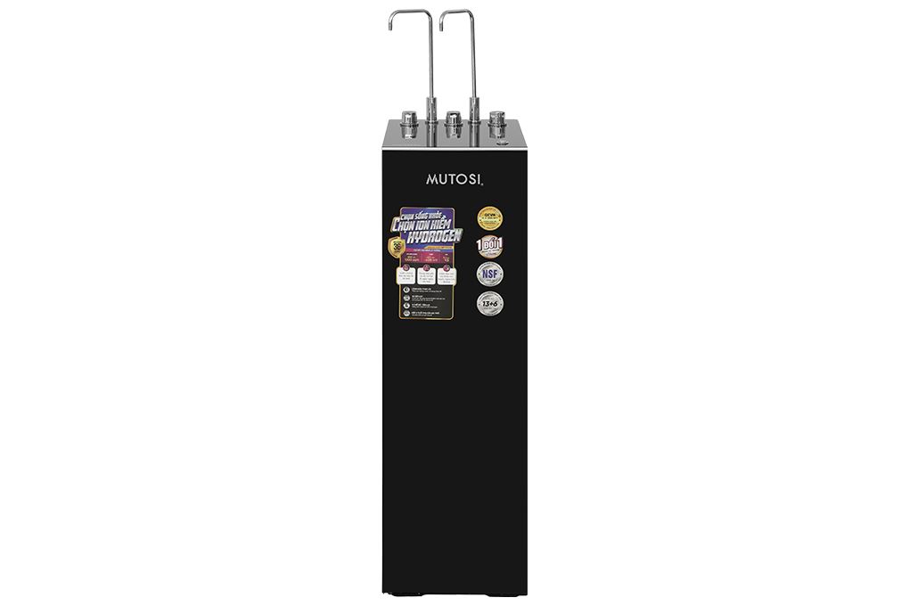 Máy lọc nước RO nóng nguội lạnh Hydrogen ion kiềm Mutosi MP-S129H 10 lõi Màu Đen