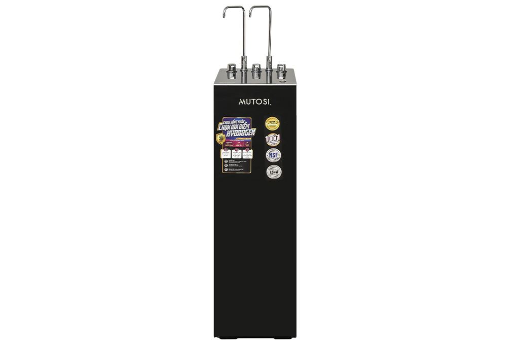 Máy lọc nước RO nóng nguội lạnh Hydrogen ion kiềm Mutosi MP-S128H 10 lõi Màu Đen