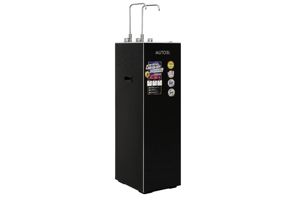 Máy lọc nước RO nóng nguội lạnh Hydrogen ion kiềm Mutosi MP-S128H 10 lõi Màu Đen