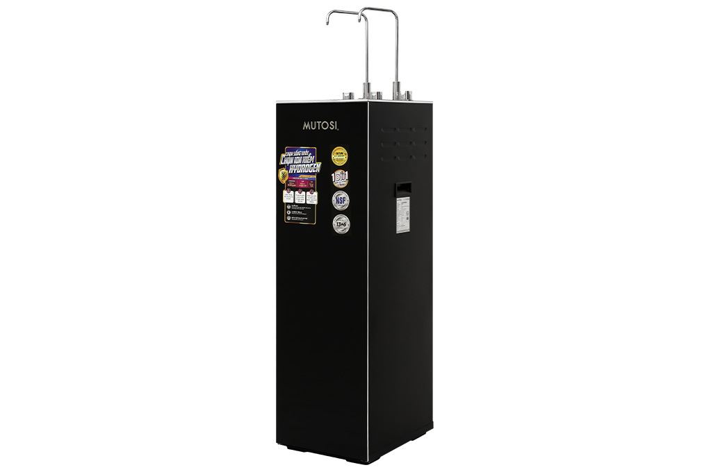 Máy lọc nước RO nóng nguội lạnh Hydrogen ion kiềm Mutosi MP-S128H 10 lõi Màu Đen
