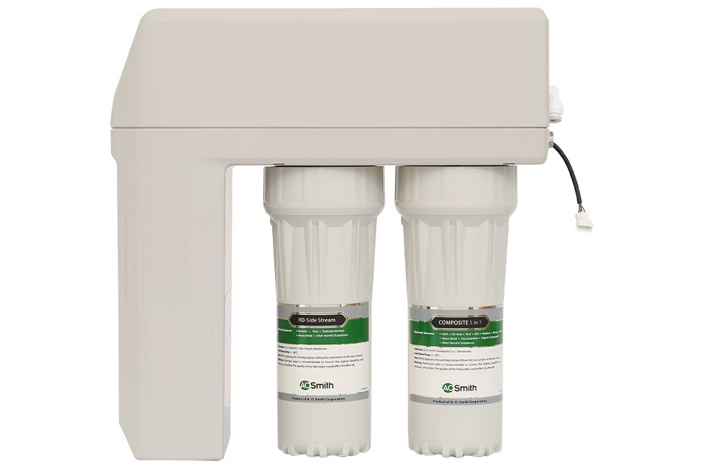 Máy lọc nước RO AOSmith R400E 2 lõi Màu Trắng