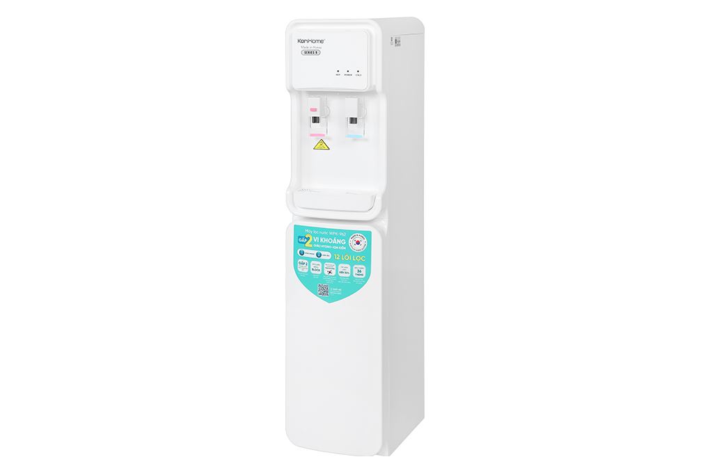 Máy lọc nước RO nóng lạnh Korihome WPK-962 12 lõi Màu Trắng