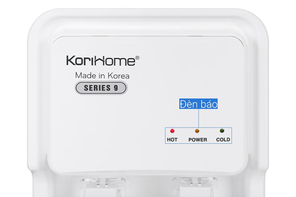 Máy lọc nước RO nóng lạnh Korihome WPK-962 12 lõi Màu Trắng