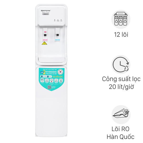 Máy lọc nước RO nóng lạnh Korihome WPK-962 12 lõi