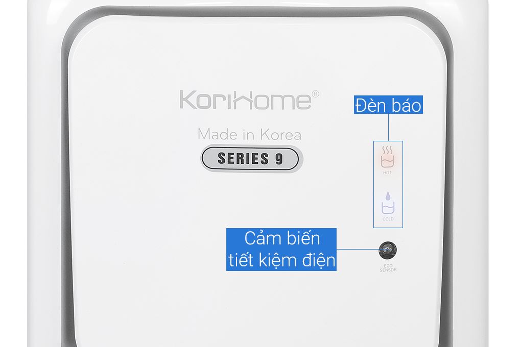 Máy lọc nước RO nóng lạnh Korihome WPK-965 12 lõi Màu Trắng