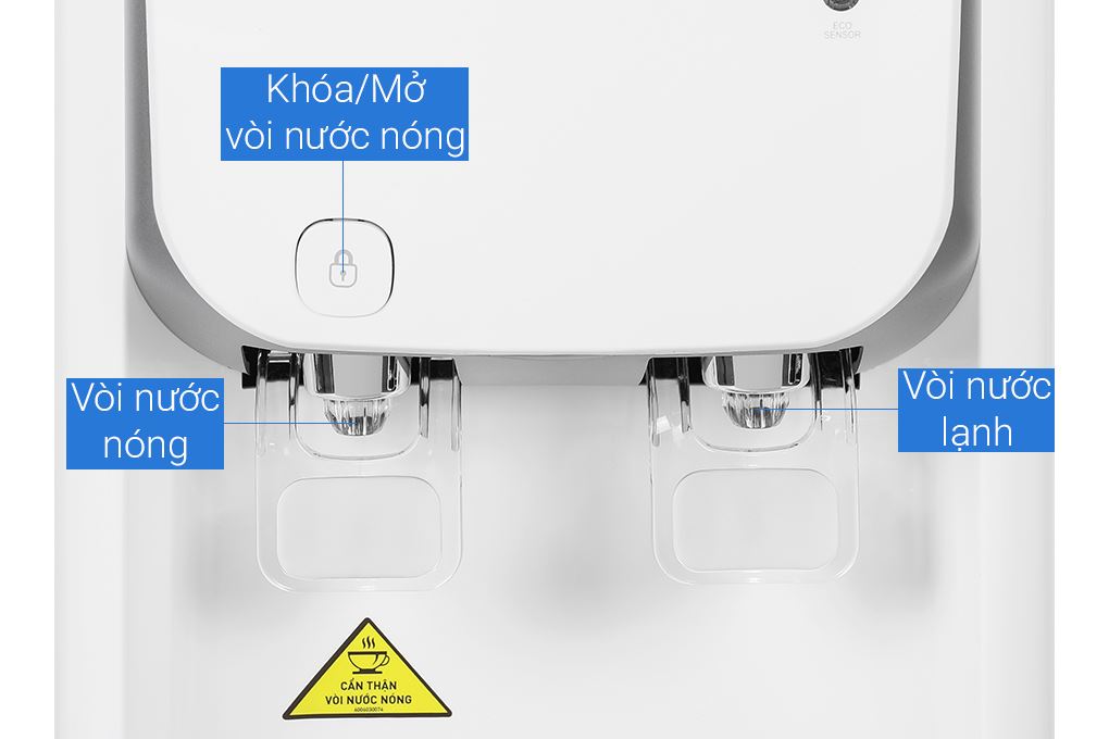 Máy lọc nước RO nóng lạnh Korihome WPK-965 12 lõi Màu Trắng