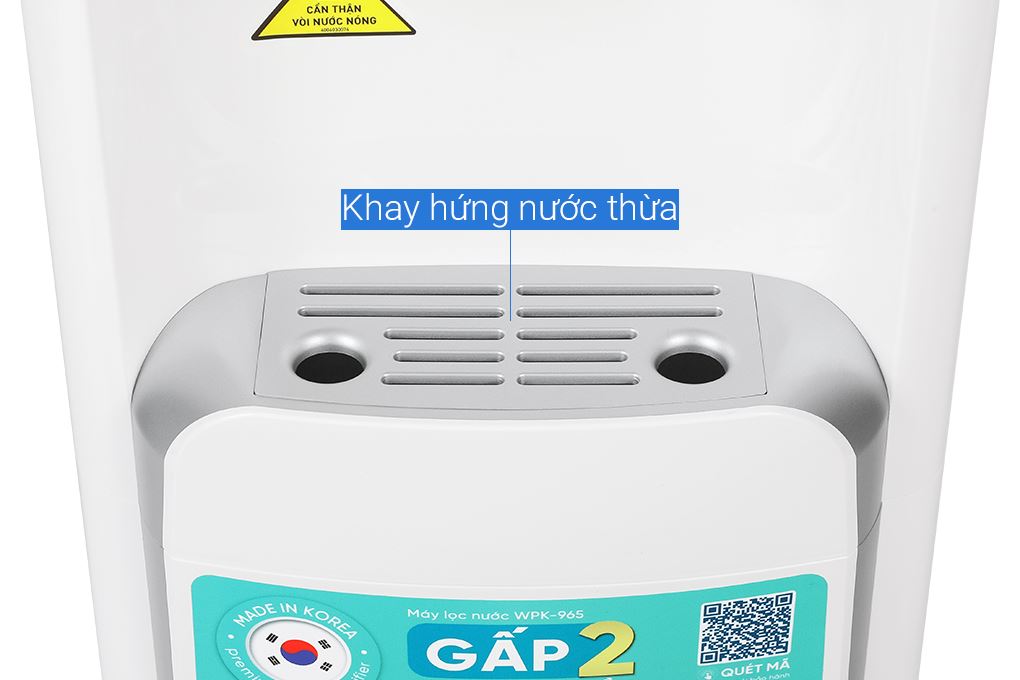 Máy lọc nước RO nóng lạnh Korihome WPK-965 12 lõi Màu Trắng