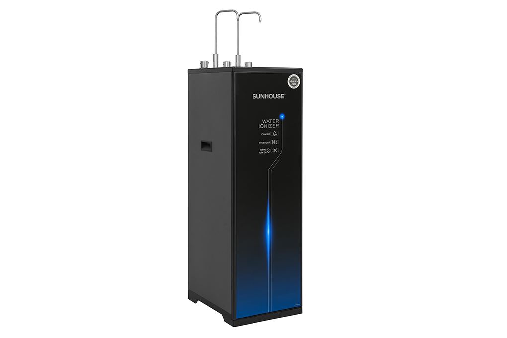 Máy lọc nước RO nóng nguội lạnh Hydrogen Sunhouse UltraX SHA76656LA 12 lõi Màu Đen